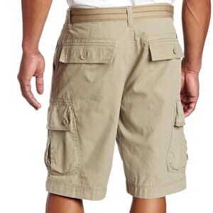Calvin Klein Jeans Men's Beige Cotton Cargo Shorts Size 36